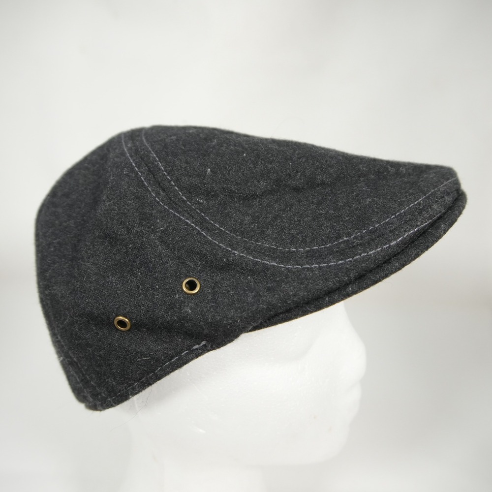 Goorin Flat Duckbill Driver Cap Mens M Grey Wool Blend Ivy Hat Everyday